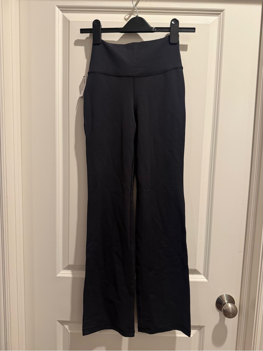 Aritzia TNA High-Waist Flare Leg Active Pants - Black